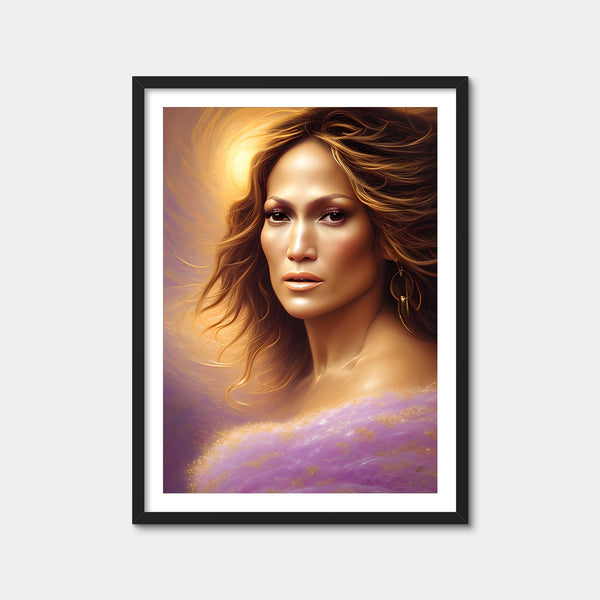Jennifer Lopez Wall Art — Framed Print Format preview