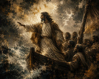 Jesus Calming the Storm Wall Art