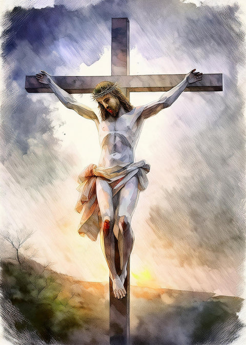Jesus on Cross Wall Art
