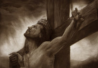 Jesus on the cross Wall Art