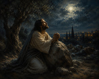 Jesus praying in Gethsemane Wall Art