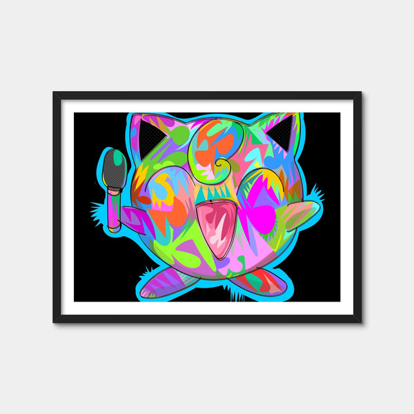 Jiggly Puff Wall Art — Framed Print Format preview