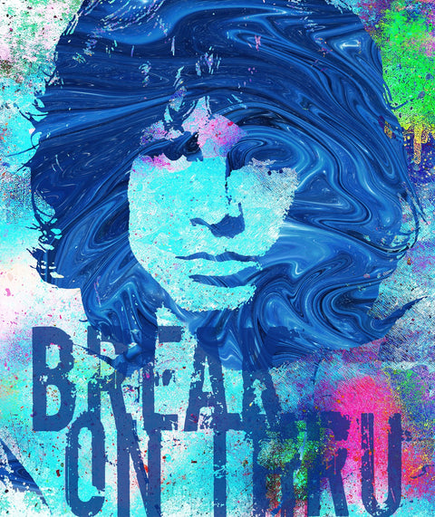 Jim Morrison Break on Thru Wall Art