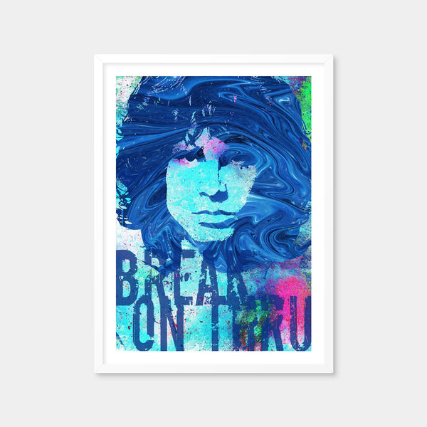 Jim Morrison Break on Thru Wall Art — Framed Print Format preview