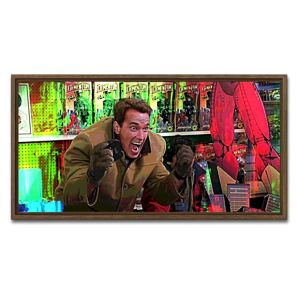 AUTO-MOCKUP WHITE | Jingle All The Way | 1 Piece | Walnut Framed Canvas | group=2x1