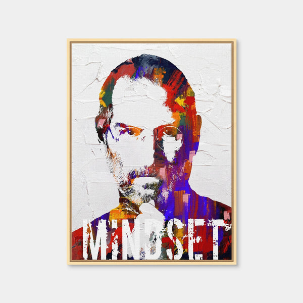 Jobs Mindset Wall Art — Framed Canvas Format preview
