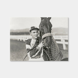 AUTO-MOCKUP WHITE | Jockey & Horse | 1 Piece | Gallery Wrap Canvas | group=4x3