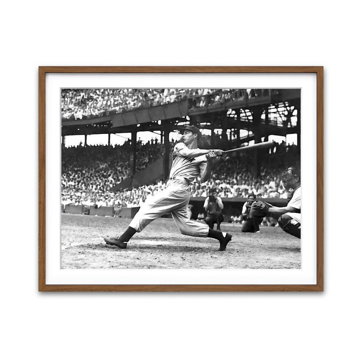 Framed Print 4x3 Walnut