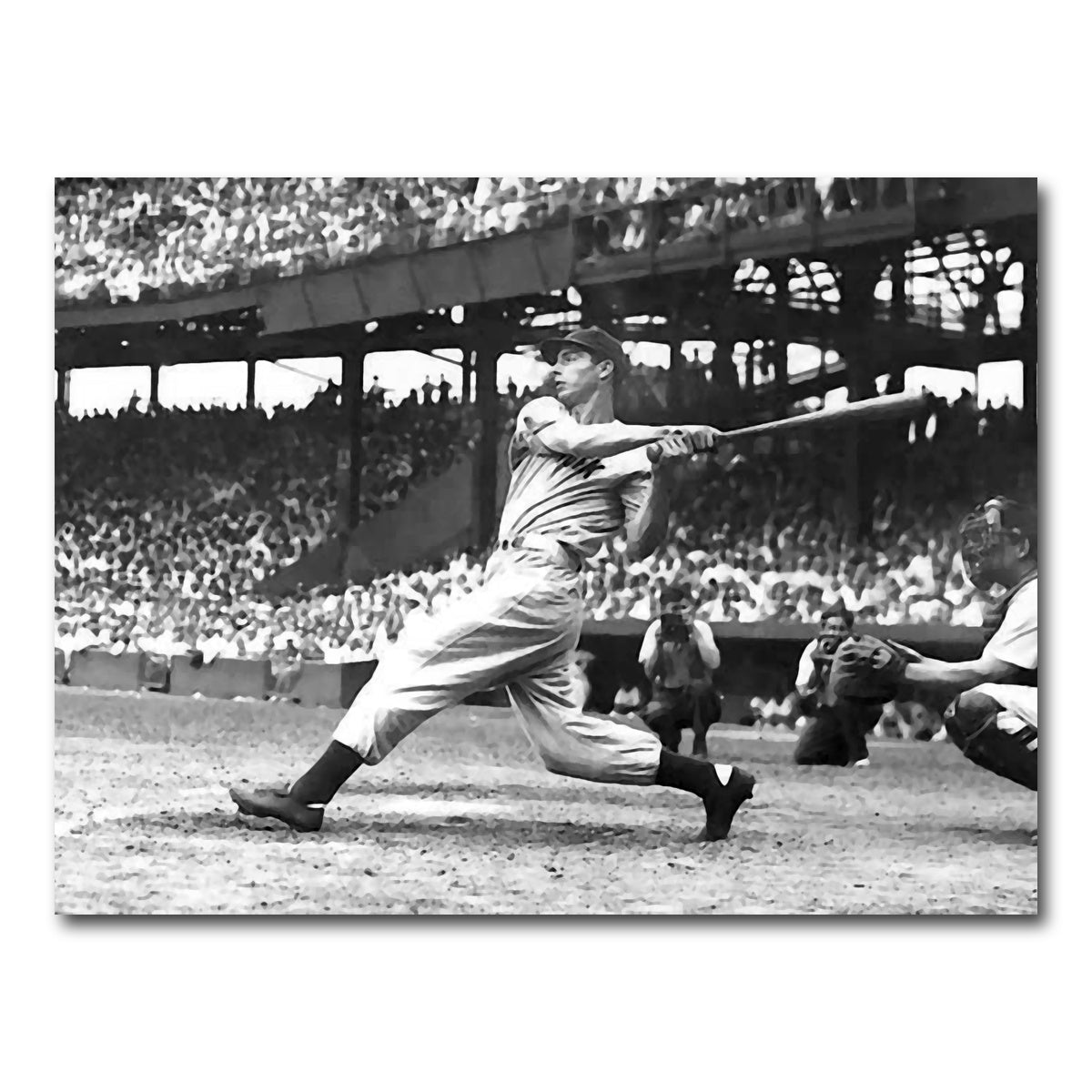 AUTO-MOCKUP WHITE | Joe Dimaggio | 1 Piece | Gallery Wrap Canvas | group=4x3