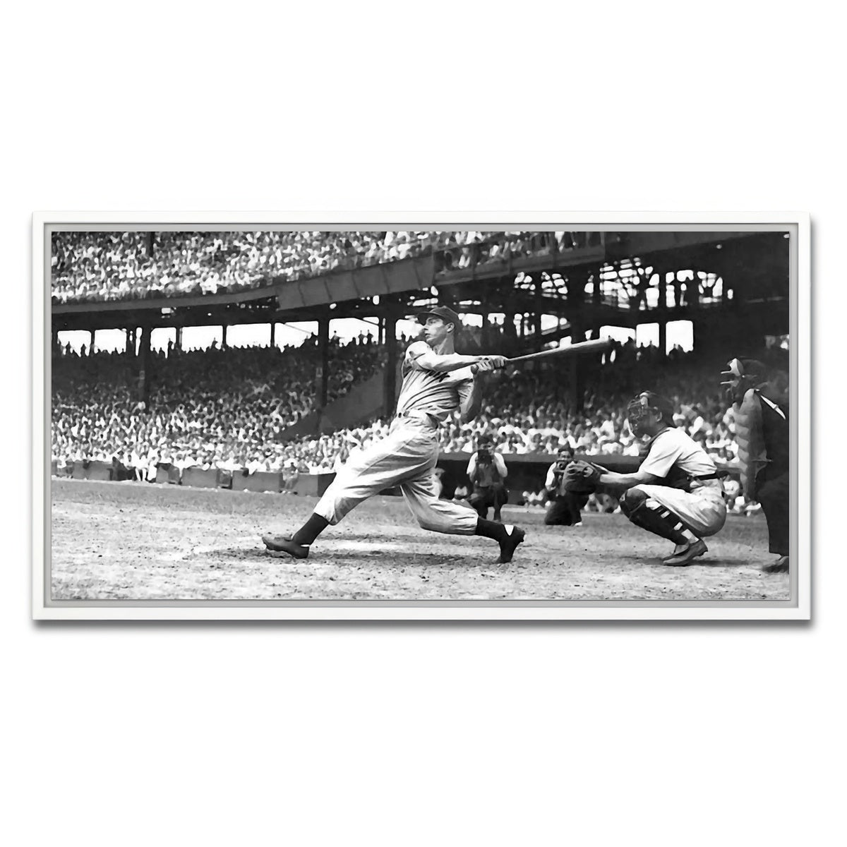 AUTO-MOCKUP WHITE | Joe Dimaggio | 1 Piece | White Framed Canvas | group=2x1
