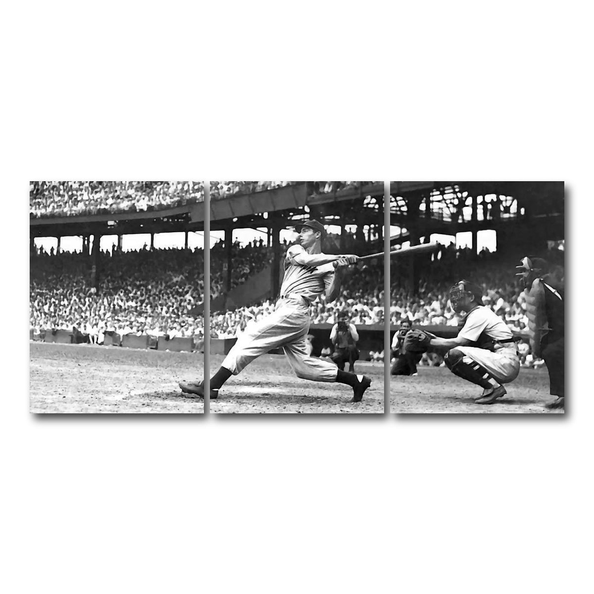 AUTO-MOCKUP WHITE | Joe Dimaggio | 3 Piece | Gallery Wrap Canvas | group=18x24