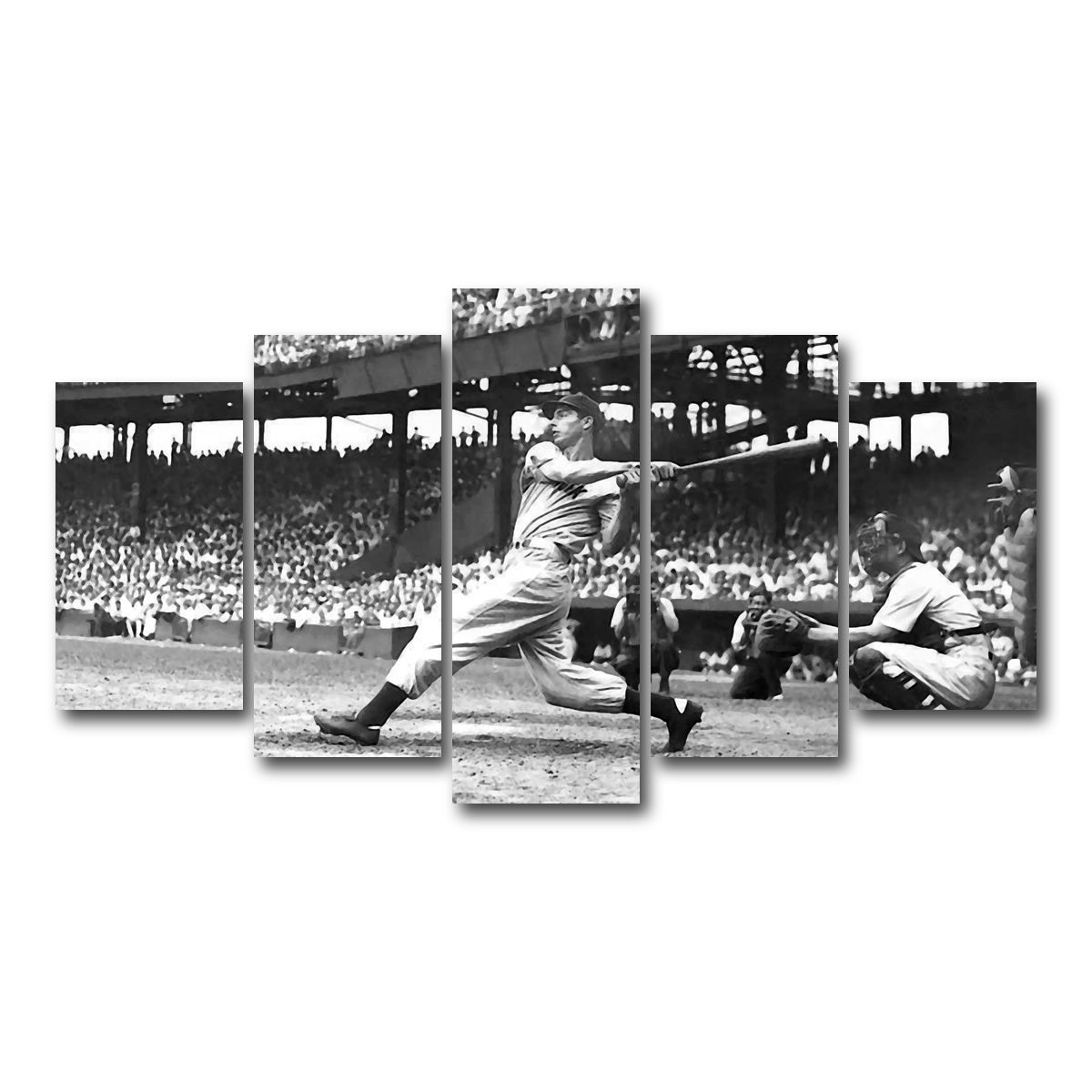 AUTO-MOCKUP WHITE | Joe Dimaggio | 5 Piece | Gallery Wrap Canvas | group=5_normal