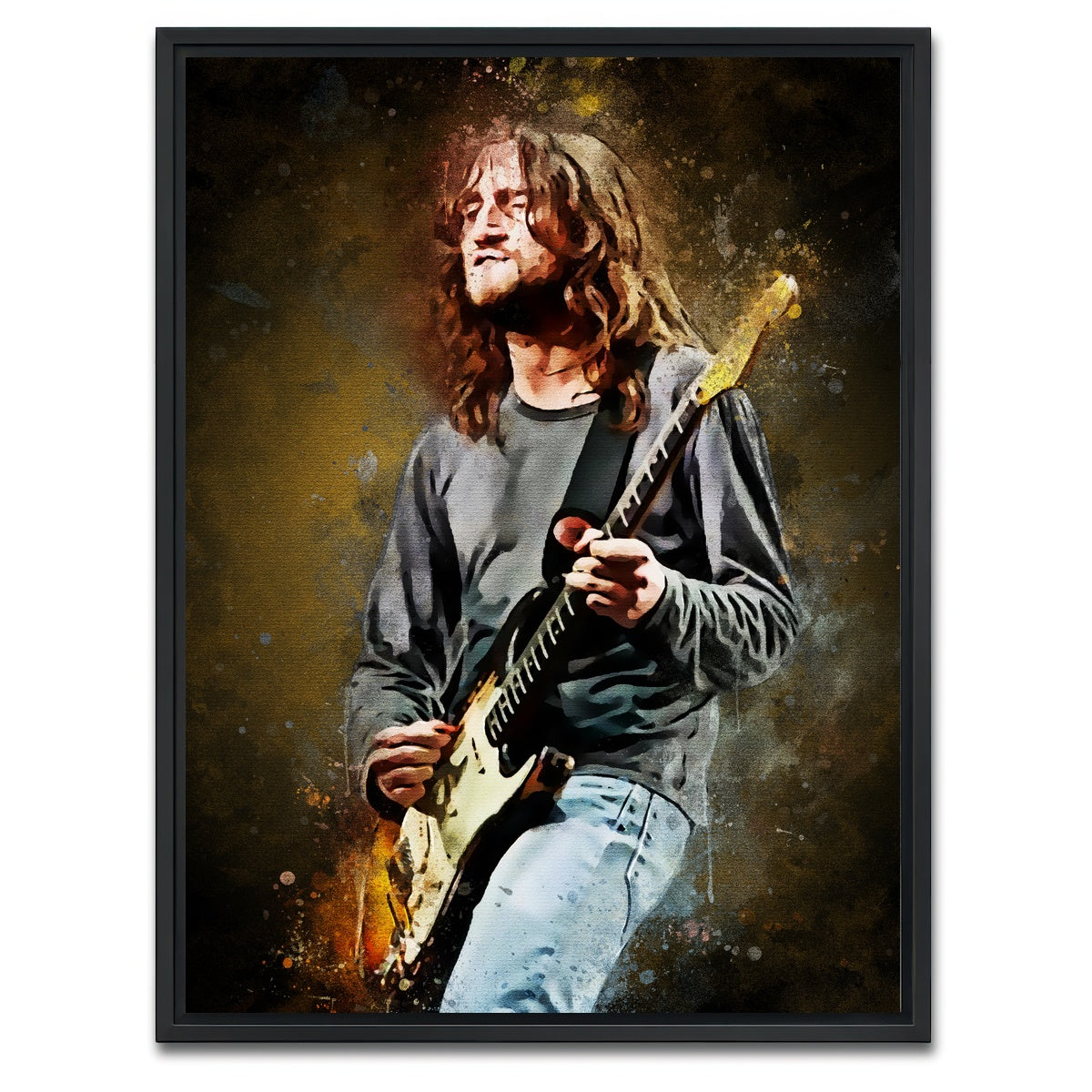 AUTO-MOCKUP WHITE | John Frusciente | 1 Piece | Black Framed Canvas | group=3x4