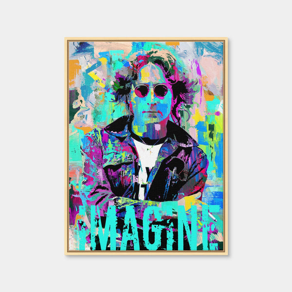John Lennon Imagine Wall Art — Framed Canvas Format preview
