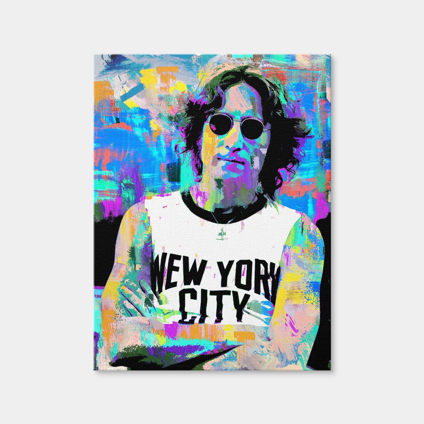 AUTO-MOCKUP WHITE | John Lennon NYC | 1 Piece | Gallery Wrap Canvas | group=3x4
