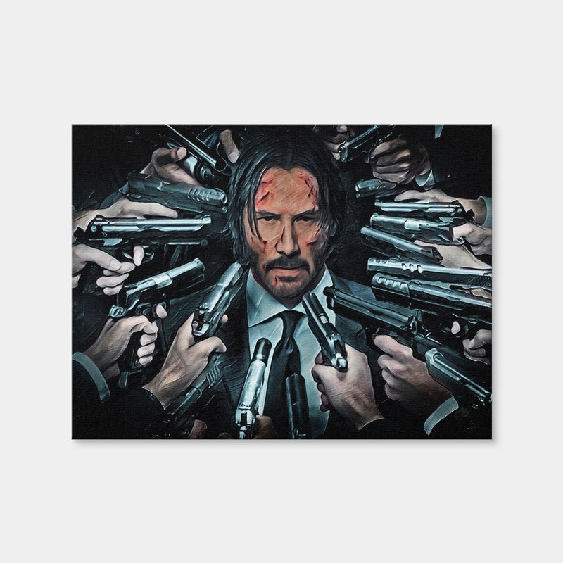 AUTO-MOCKUP WHITE | John Wick | 1 Piece | Gallery Wrap Canvas | group=4x3
