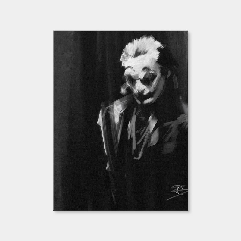 AUTO-MOCKUP WHITE | Joker Black and White | 1 Piece | Gallery Wrap Canvas | group=3x4