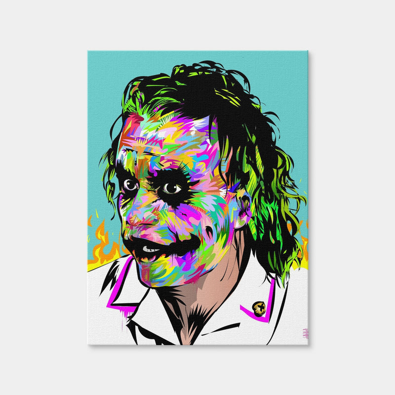 AUTO-MOCKUP WHITE | Joker Brown Fire | 1 Piece | Gallery Wrap Canvas | group=3x4