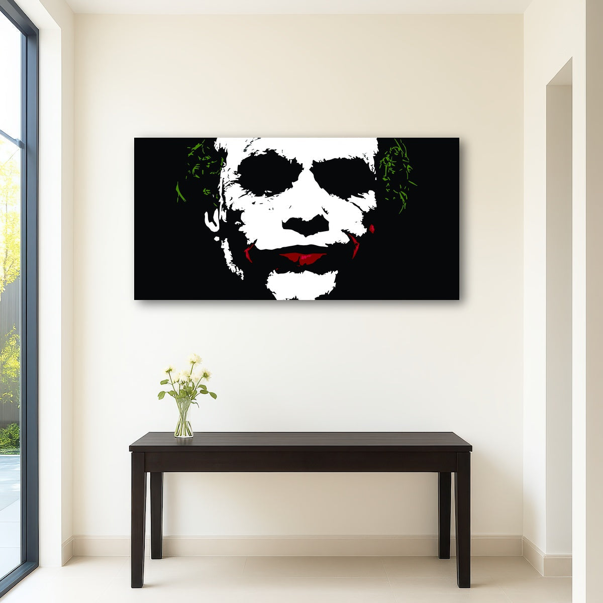 Joker Splatter Wall Art