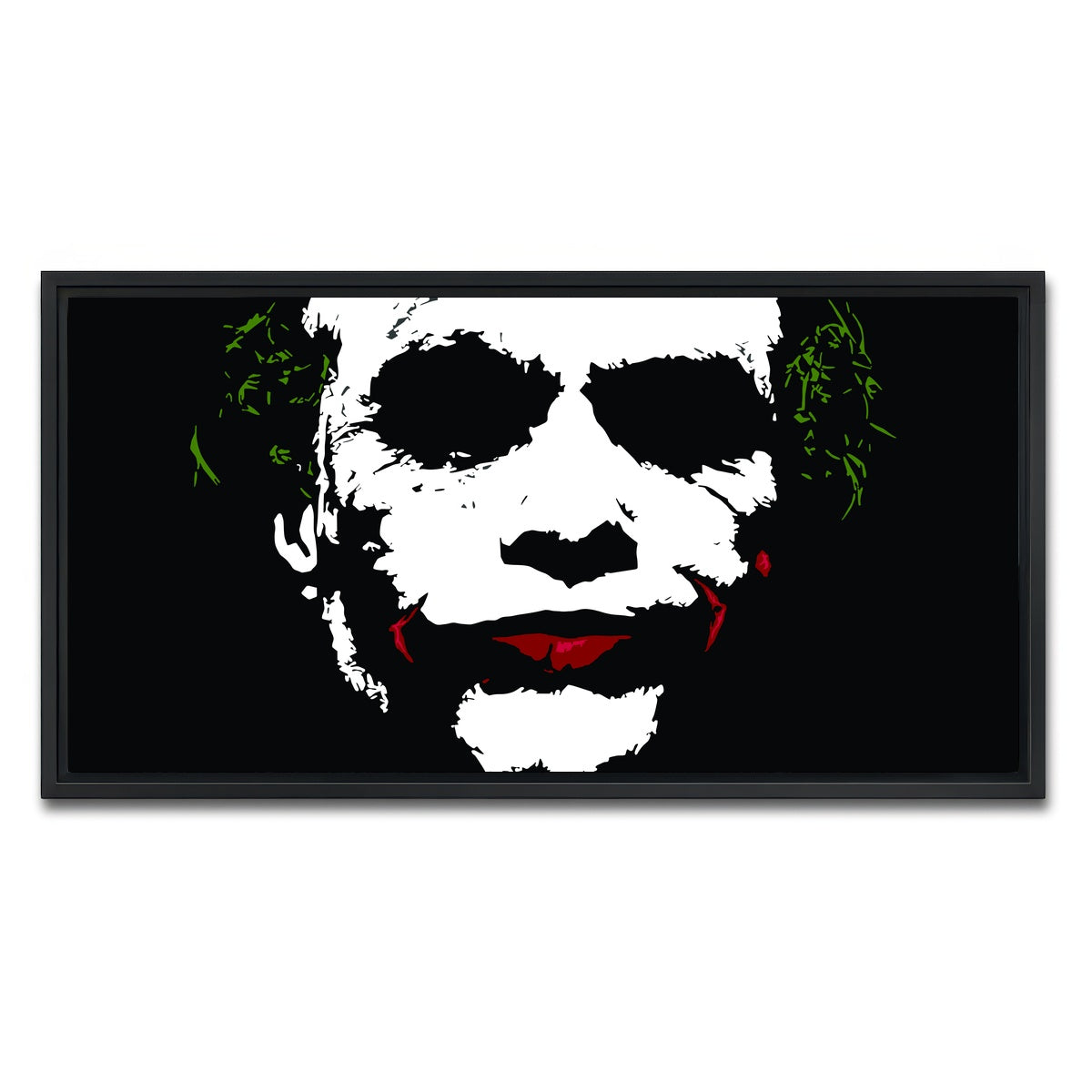 Joker Splatter Wall Art