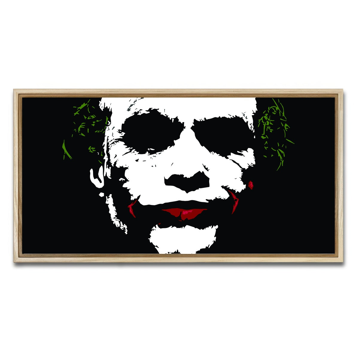 Joker Splatter Wall Art