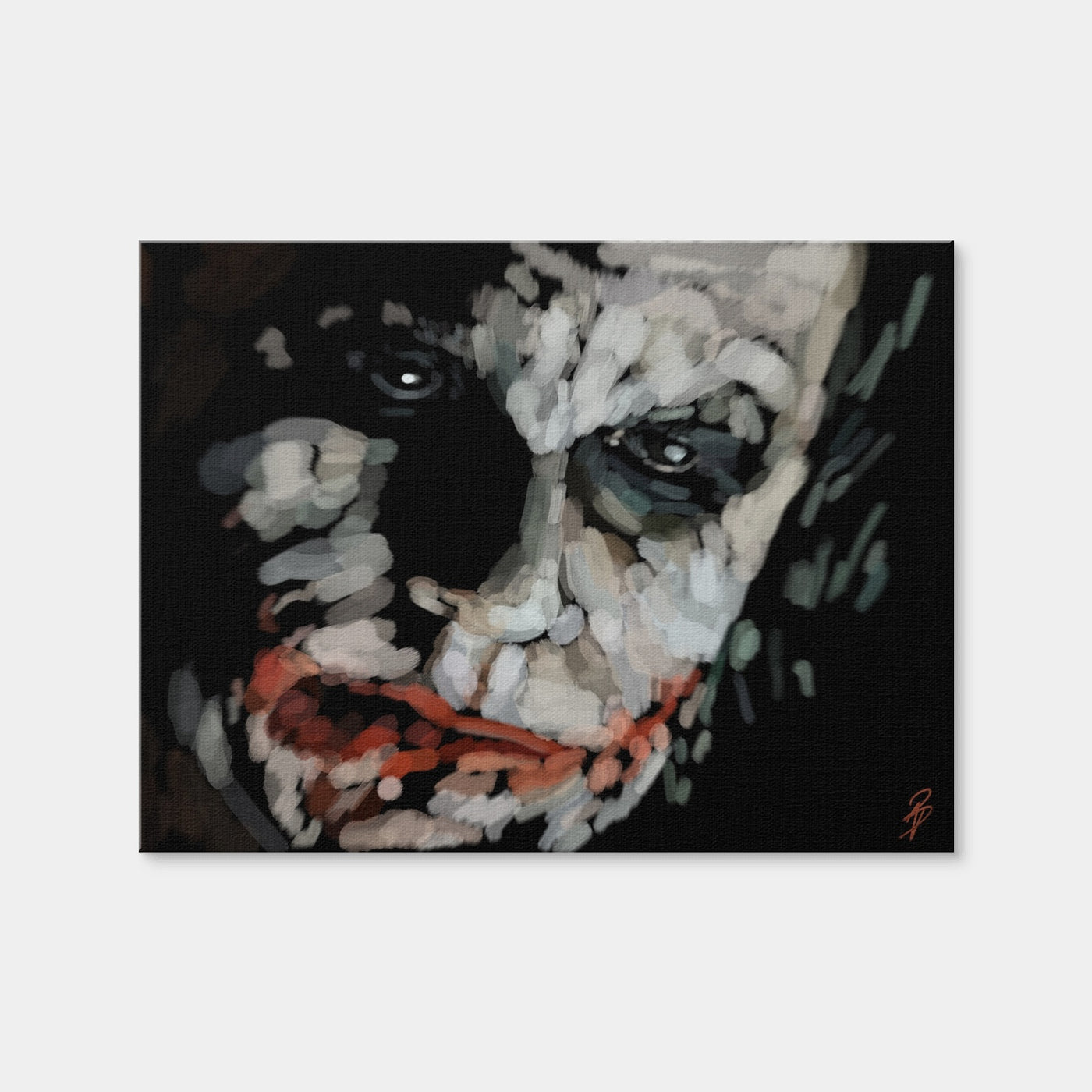 AUTO-MOCKUP WHITE | Joker Up Close | 1 Piece | Gallery Wrap Canvas | group=4x3