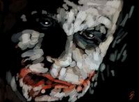Joker up close Wall Art