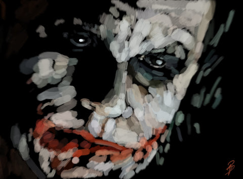 Joker up close Wall Art
