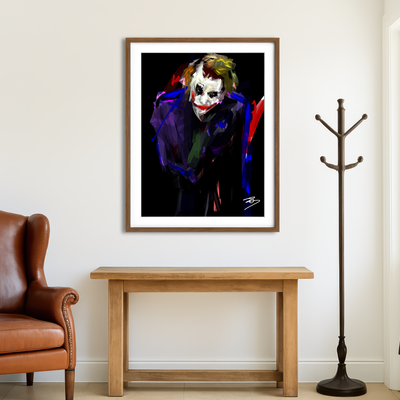 AUTO-MOCKUP ROOM | Joker why so serious Wall Art