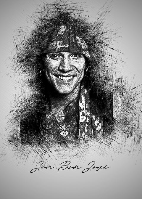 Jon Bon Jovi Wall Art