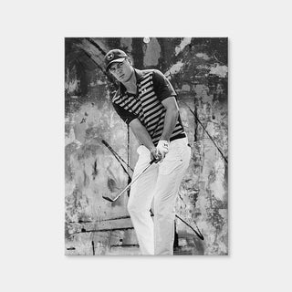AUTO-MOCKUP WHITE | Jordan Spieth Grayscale | 1 Piece | Gallery Wrap Canvas | group=3x4