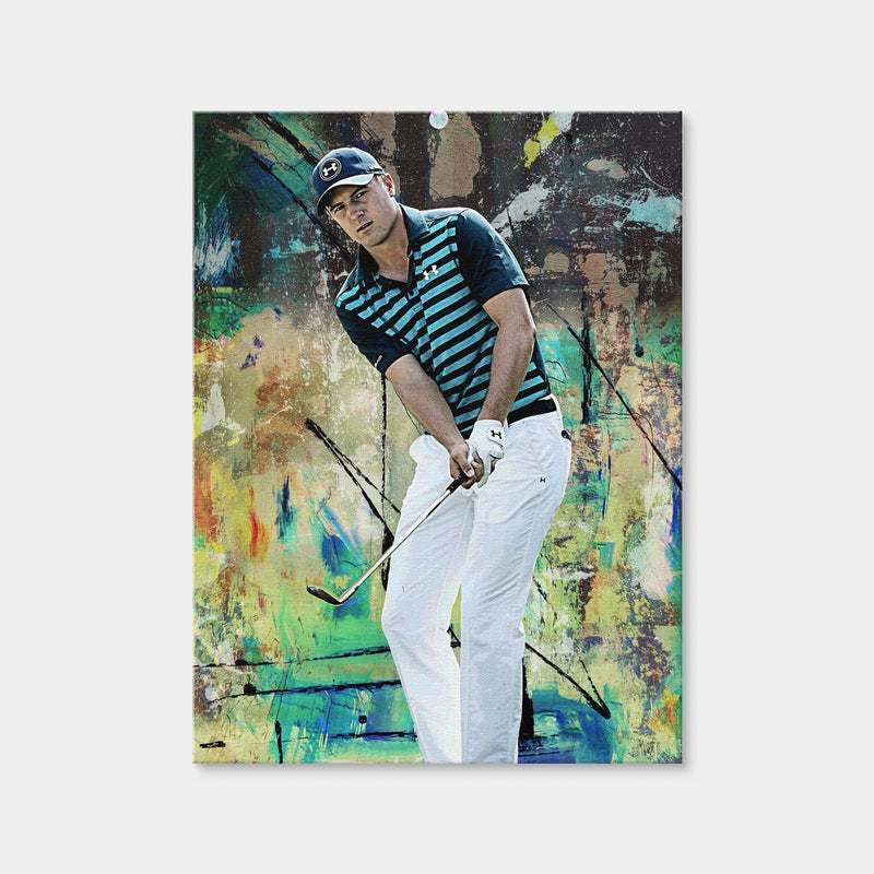 AUTO-MOCKUP WHITE | Jordan Spieth | 1 Piece | Gallery Wrap Canvas | group=3x4