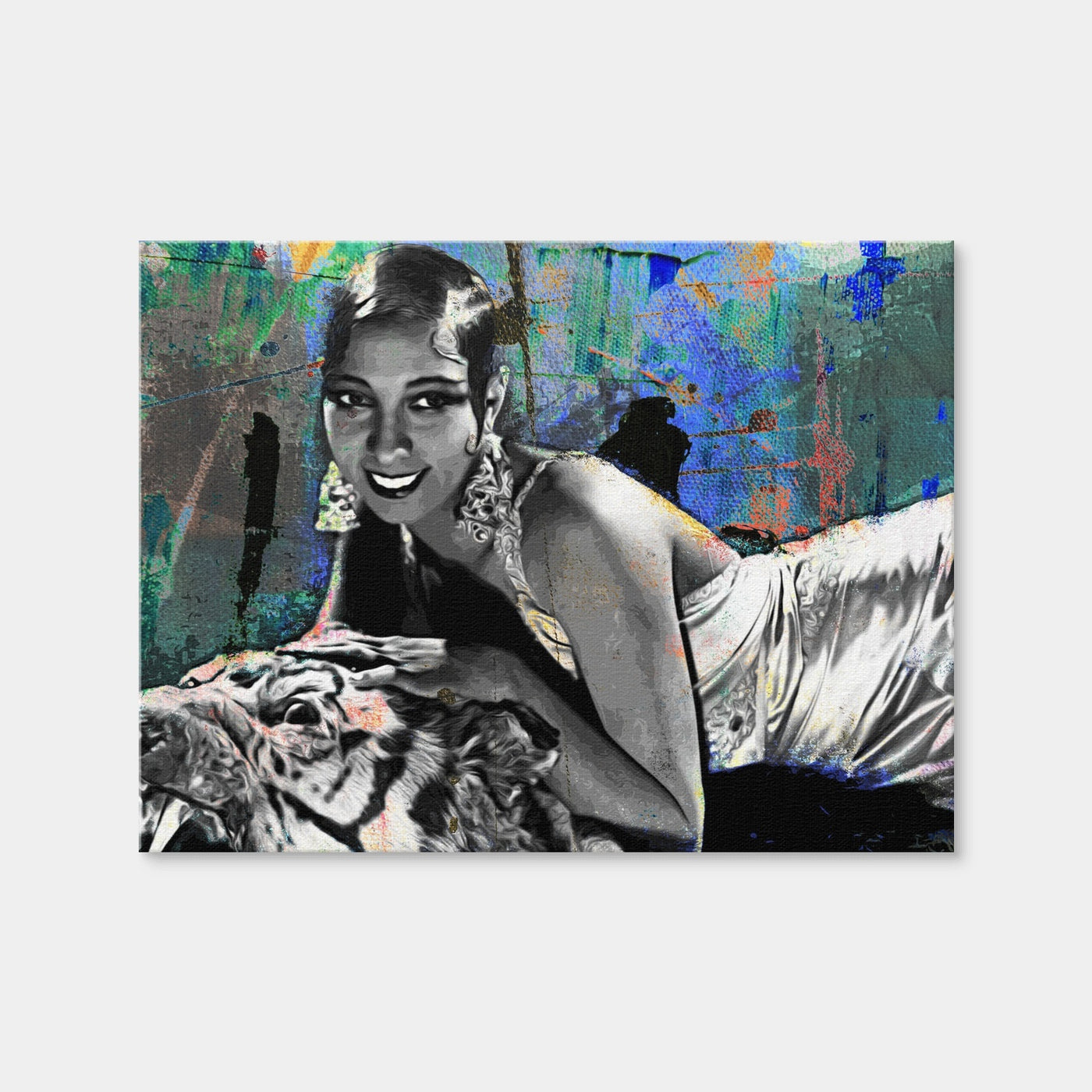 AUTO-MOCKUP WHITE | Josephine Baker | 1 Piece | Gallery Wrap Canvas | group=4x3