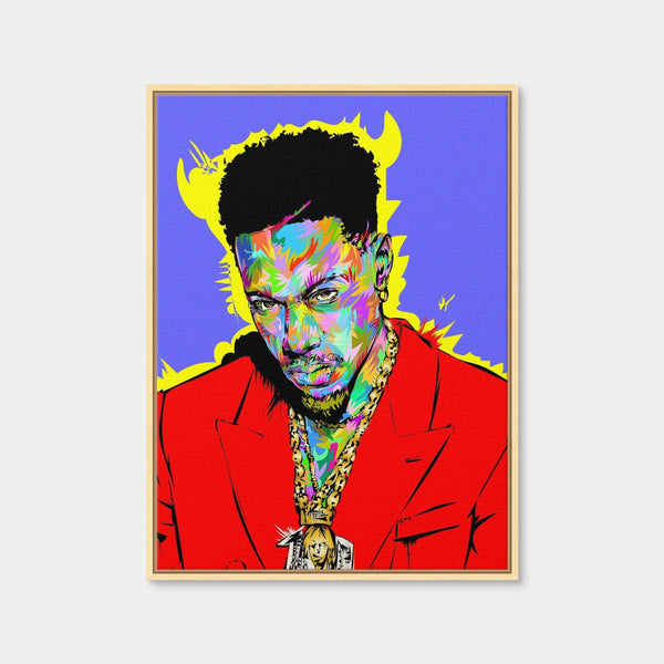Josey Badass Wall Art — Framed Canvas Format preview