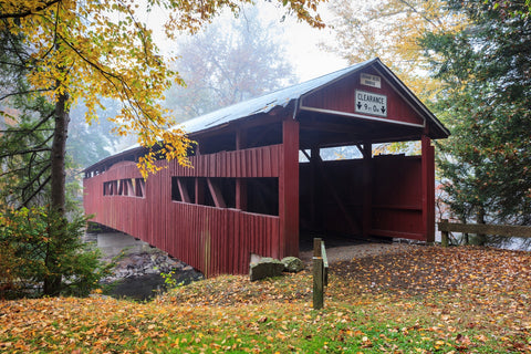 Josiah Hess Covered Bridge Wall Art