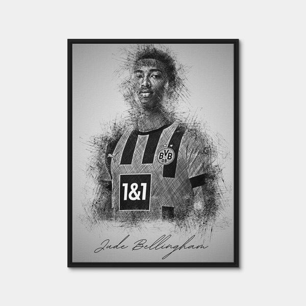 Jude Bellingham Wall Art — Framed Canvas Format preview