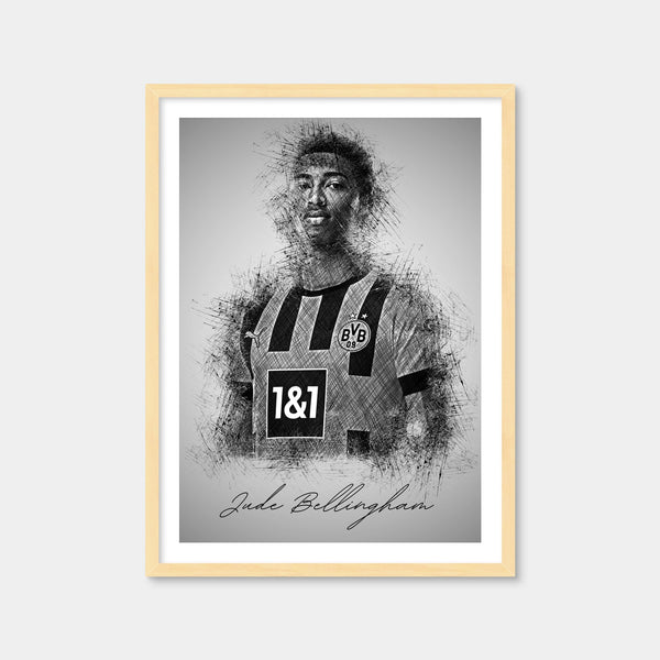 Jude Bellingham Wall Art — Framed Print Format preview