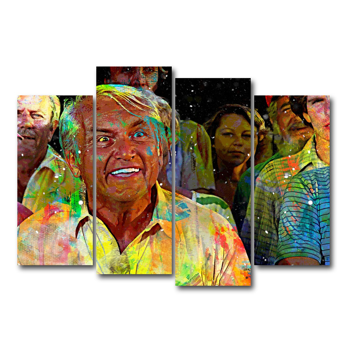AUTO-MOCKUP WHITE | Judge Elihu Smails - Caddyshack | 4 Piece | Gallery Wrap Canvas | group=4_normal