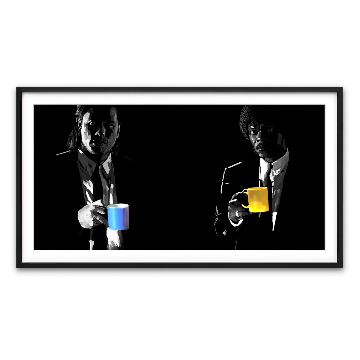 Framed Print 2x1 Black