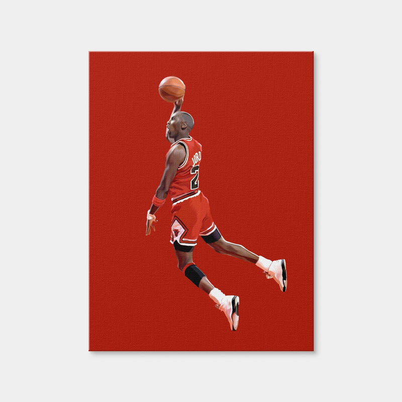AUTO-MOCKUP WHITE | Jumping Michael | 1 Piece | Gallery Wrap Canvas | group=3x4