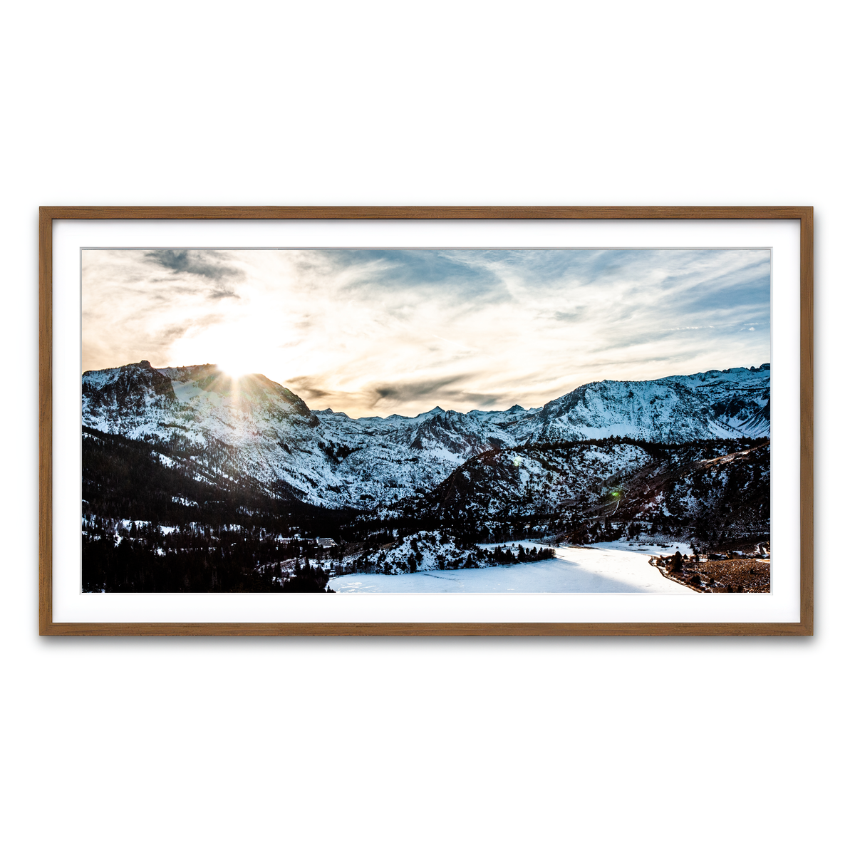 June Lake Sunset Wall Art