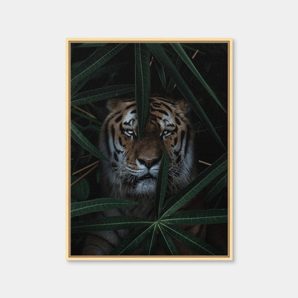 Jungle Cat Wall Art — Framed Canvas Format preview