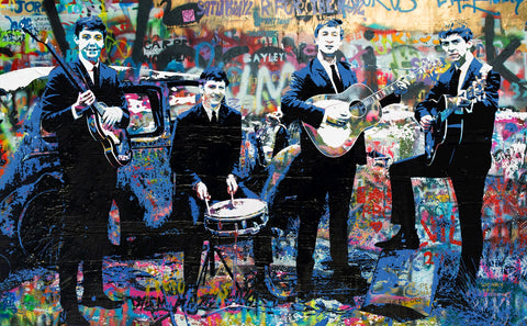 Junk Yard Beatles Wall Art
