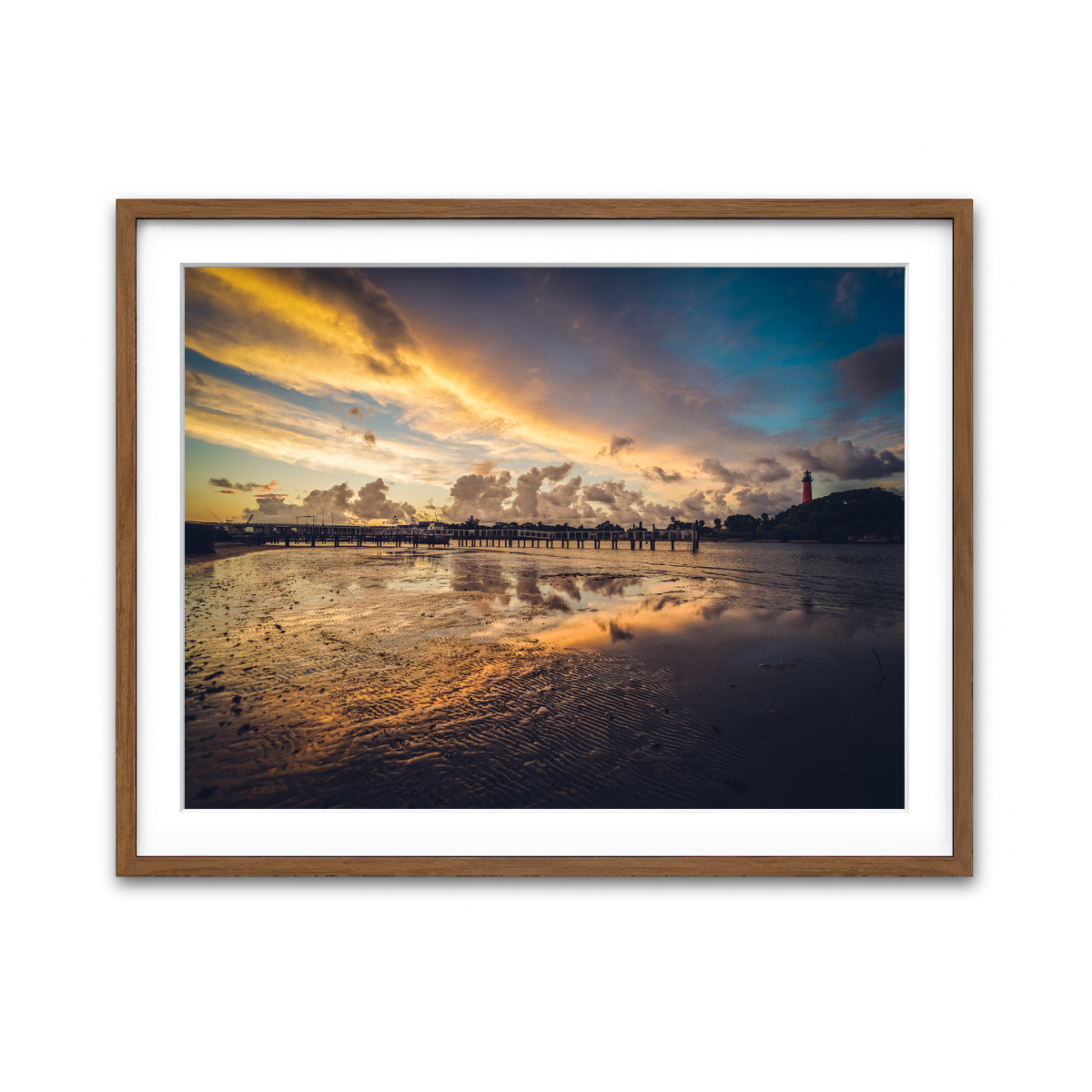 Framed Print 4x3 Walnut
