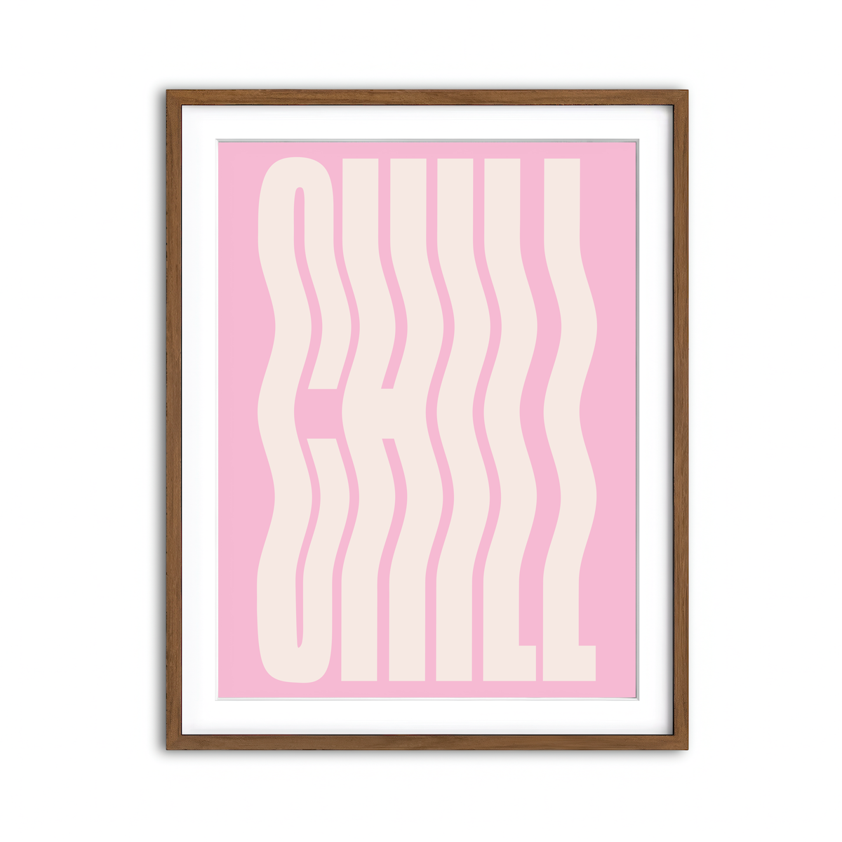 Framed Print 3x4 Walnut