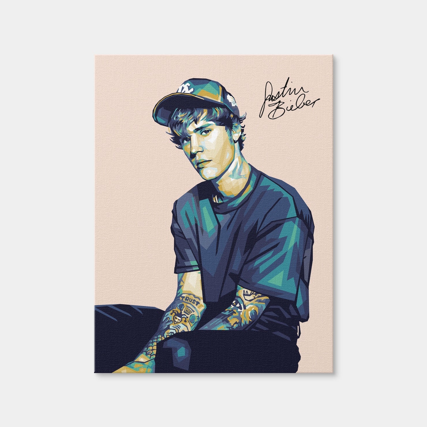 AUTO-MOCKUP WHITE | Just Justin | 1 Piece | Gallery Wrap Canvas | group=3x4