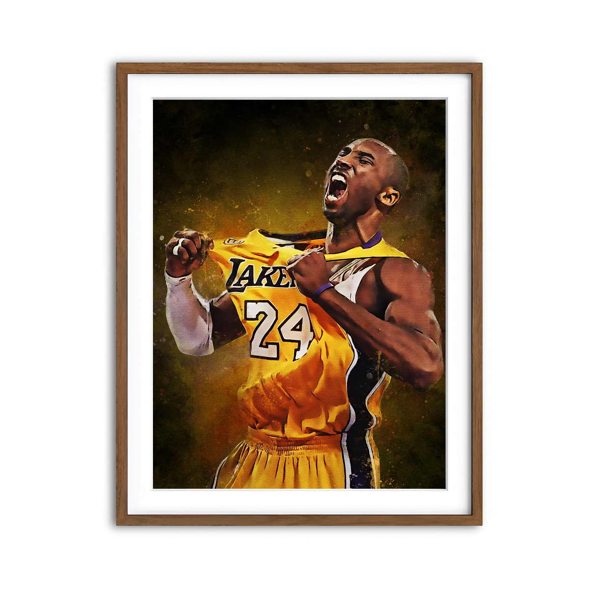 Framed Print 3x4 Walnut