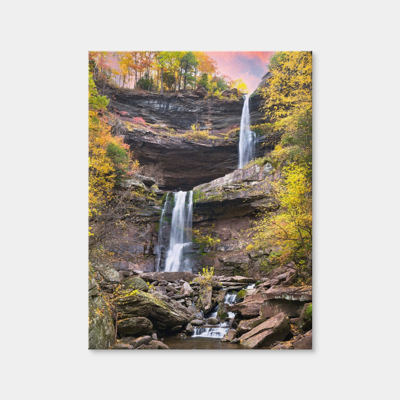 AUTO-MOCKUP WHITE | Kaaterskills Falls | 1 Piece | Gallery Wrap Canvas | group=3x4