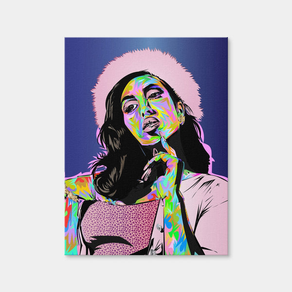 Kali Uchis Wall Art — Canvas Wrap Format preview