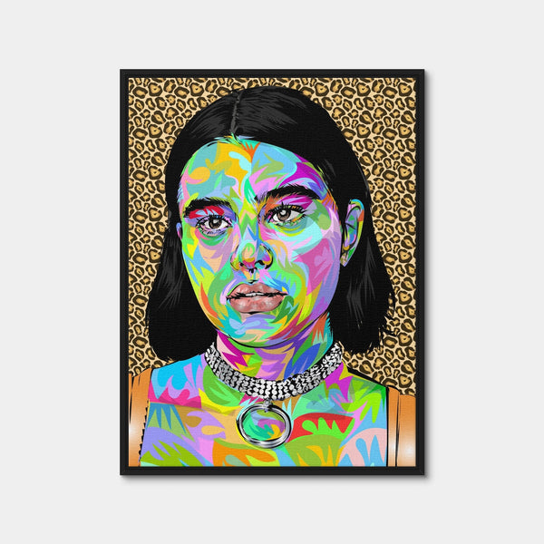 Kat Euphoria Wall Art — Framed Canvas Format preview